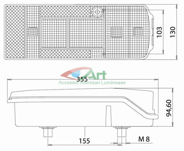 Lampa spate cu mufa tip Schlemmer Volvo FL - FM - FH [14]