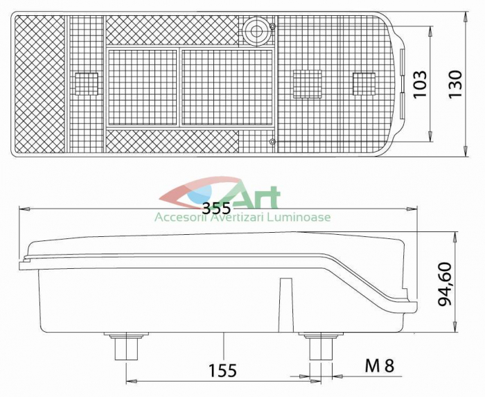 Lampa spate cu mufa tip Schlemmer Volvo FL - FM - FH [7]