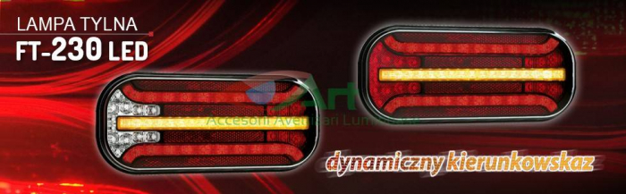 Lampa spate FT-230 NT PM LED stanga (21x9.5) [4]