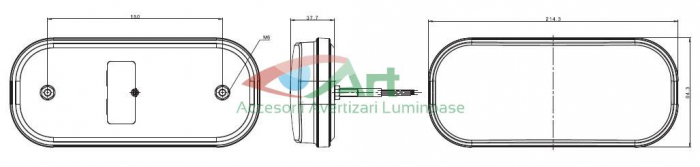 Lampa spate FT-230 NT PM LED stanga (21x9.5) [12]
