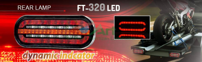 Lampa spate led FT-320 semnal dinamic (18.5x7.5) [11]