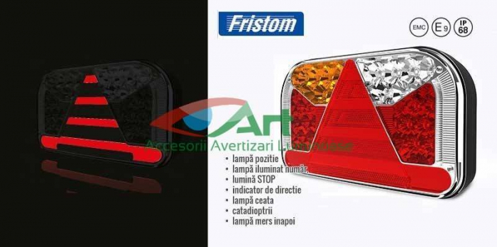 Lampa spate NEON (5functii) FT-170-L NT SPKPM Stanga Fristom (24x14) [8]