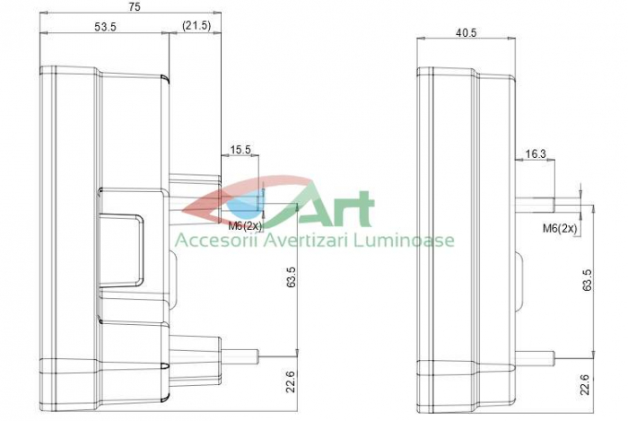 Lampa spate triunghi Neon W243-1617 Was [6]