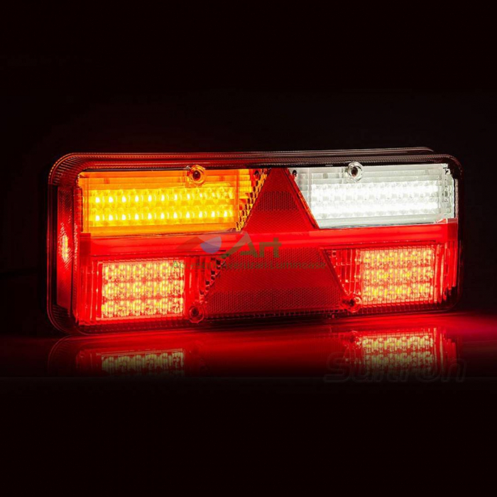 Lampa stop 6 functii stanga Kingpoint FT-500-LED+ gabarit Fristom (40x15.3) [8]