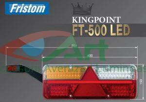 Lampa stop 6 functii stanga Kingpoint FT-500-LED+ gabarit Fristom (40x15.3) [3]