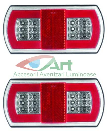 Lampa stop camion LED SMD V1843 12V/24V (16.5x8) [9]
