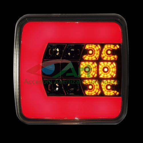 Lampa stop camion patrata LED SMD V1845 12V/24V (10.5x9.5) [9]