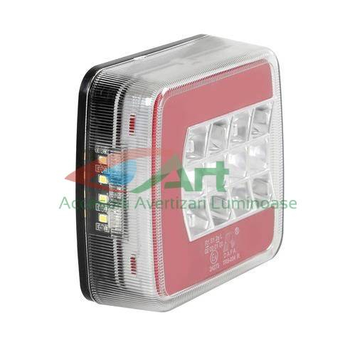 Lampa stop camion patrata LED SMD V1845 12V/24V (10.5x9.5) [3]