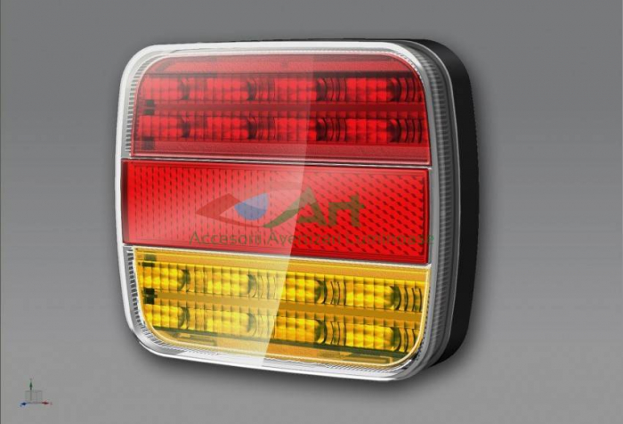Lampa stop cu led SMD vaelart1817 12v/24v (10.5x9.5) [5]