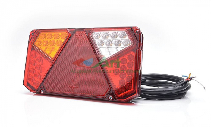 Lampa stop LED cu 6 functii stanga W125-915 (24X13.4) [3]