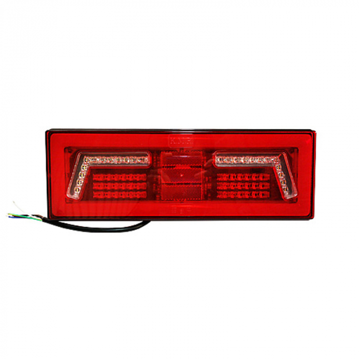 Lampa stop spate 102LED cu cablu 12/24V KMR1 375,2x130,2mm - Dreapta [4]