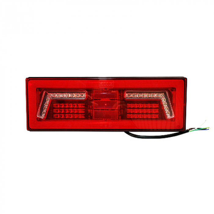 Lampa stop spate 102LED cu cablu 12/24V KMR1 375,2x130,2mm - Stanga [7]