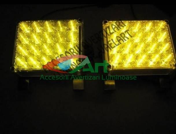 Lampa stroboscopica 44 LED GALBENA 24V [3]