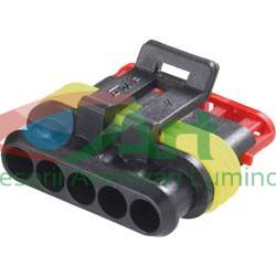 Mufa conector cu 5 pini (pt far) tip AMP A.07134 Wesem [5]