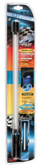 Neon color 45cm 12V - Albastru [4]