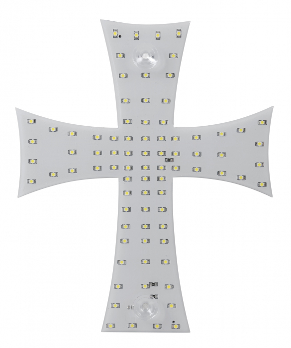 Ornament interior cu LED-uri New Series 24V - Cruce - Alb [7]