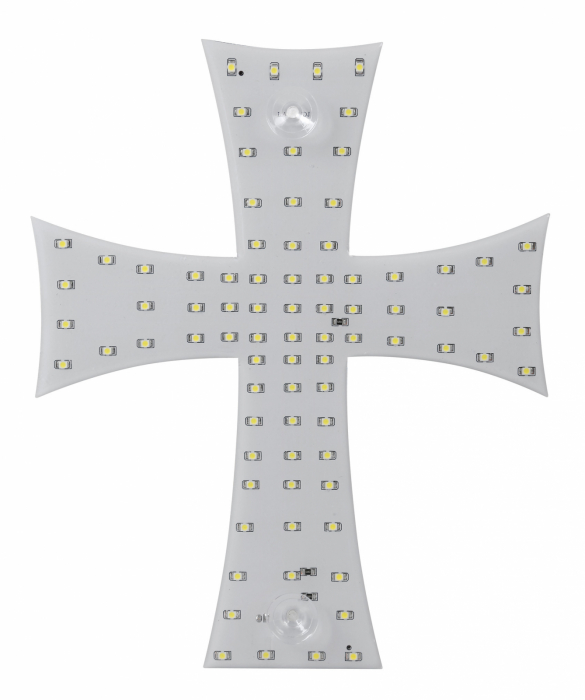 Ornament interior cu LED-uri New Series 24V - Cruce - Alb [11]