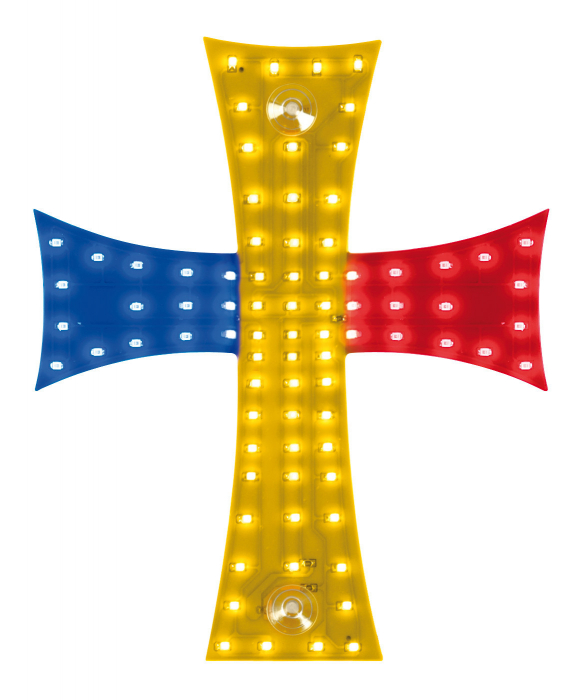 Ornament interior cu LED-uri New Series 24V - Cruce - Romania [8]