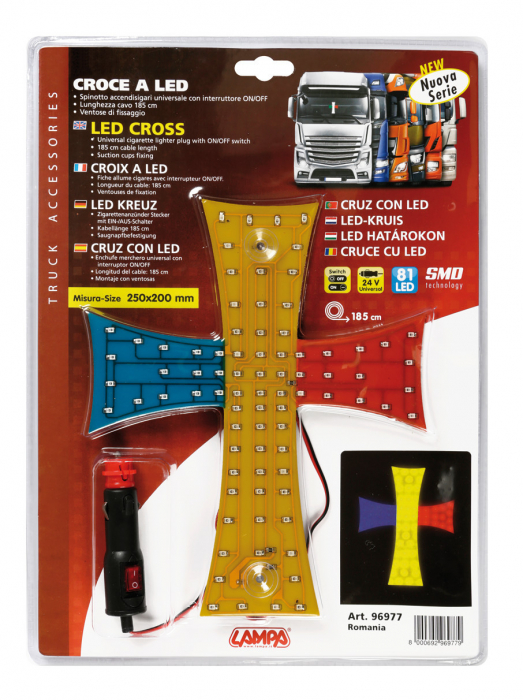 Ornament interior cu LED-uri New Series 24V - Cruce - Romania [9]