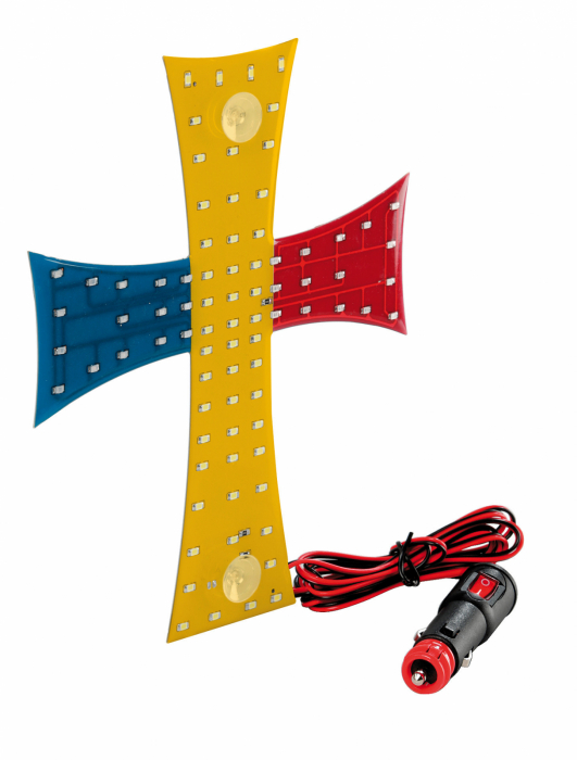 Ornament interior cu LED-uri New Series 24V - Cruce - Romania [7]