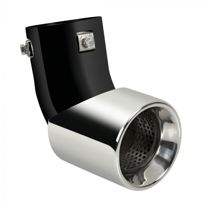 Ornament toba esapament curbat TS-68, din otel inoxidabil lustruit, sunet sport, racordare Ø30-45mm [5]