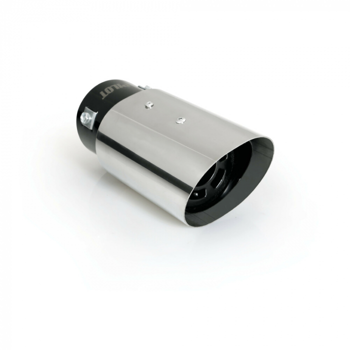 Ornament toba esapament TS-03, din otel inoxidabil lustruit, sunet sport, racordare Ø50-62mm [5]