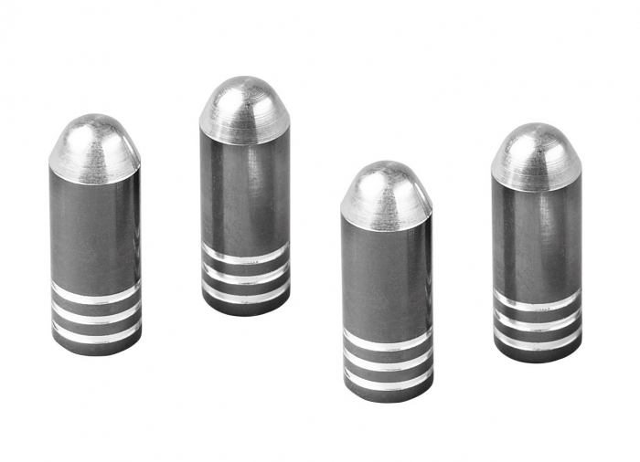 Ornamente capacele valve Bullet 4buc - Titan [6]