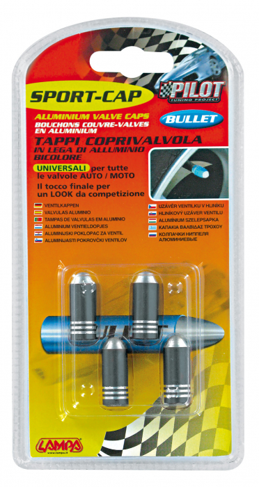 Ornamente capacele valve Bullet 4buc - Titan [4]