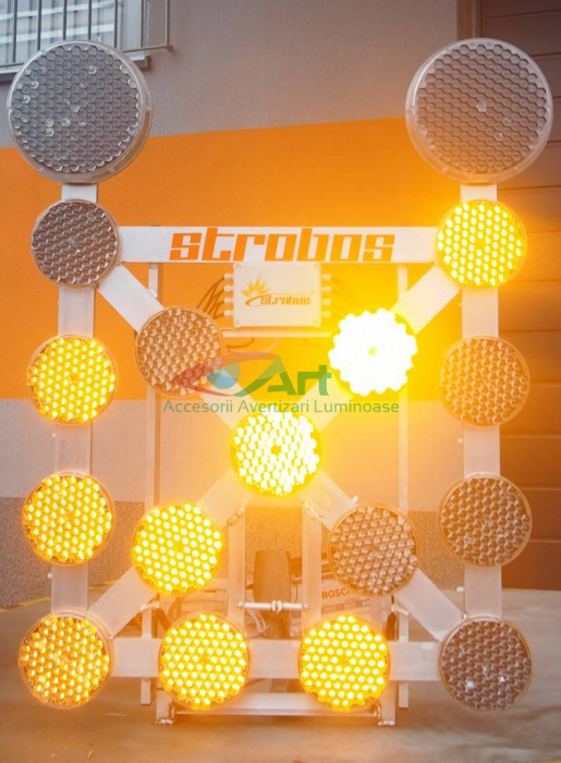 Lampa gabarit cu 9 LED 12V-24V Alb AD0174B [3]