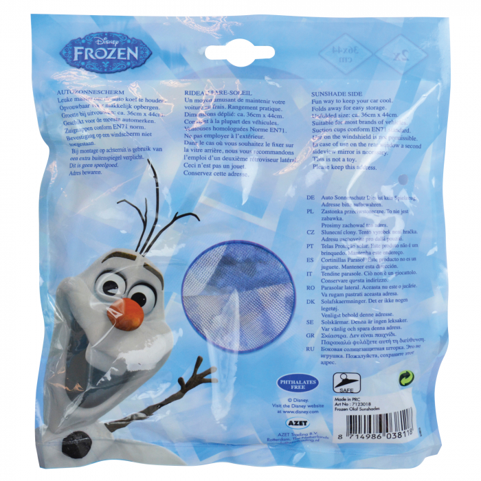 Parasolare laterale cu ventuze Disney 2buc - Olaf [4]