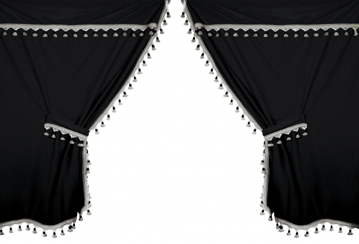 Perdele camion Premiere 9buc - Negru [5]