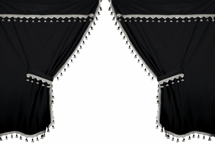Perdele camion Premiere 9buc - Negru [9]