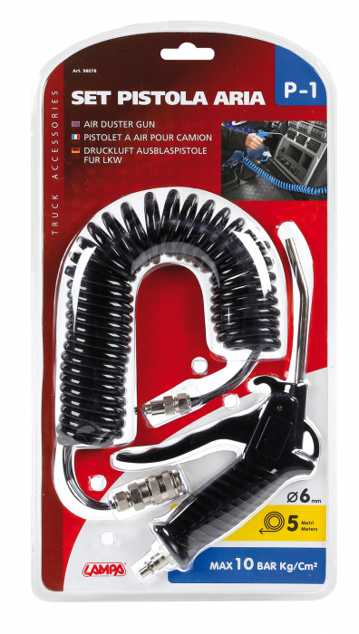Pistol aer curatat praful cu furtun spiralat 5ml Ã˜ 6mm [3]