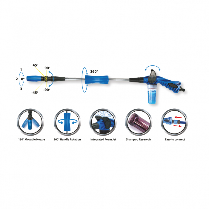 Pistol pentru spalat cu presiune Pingi-AP-3S Premium Aquablaster Pro [3]