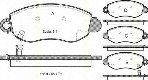 Placute frana fata Ford Tranzit (00-06) [3]
