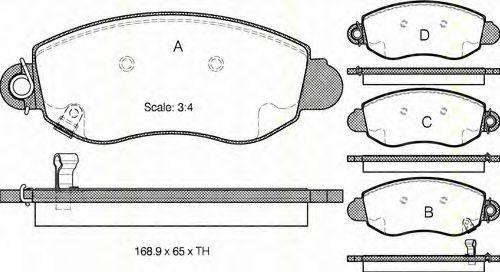 Placute frana fata Ford Tranzit (00-06) [2]