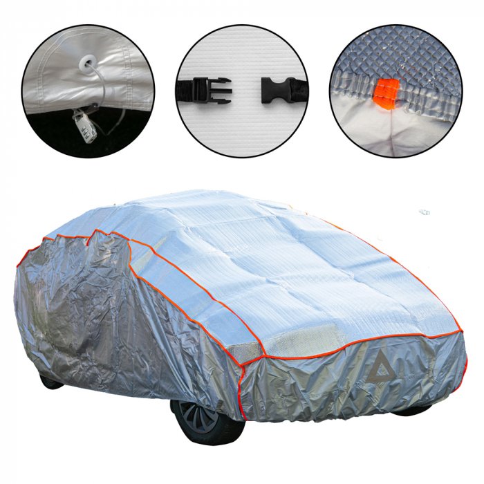 Prelata auto antigrindina cu captuseala bumbac - 535x178x119cm - XL [6]