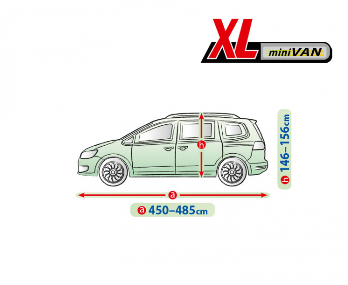 Prelata auto completa Mobile Garage - XL - Mini VAN [2]