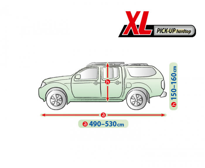 Prelata auto completa Mobile Garage - XL - Pickup Hardtop [2]