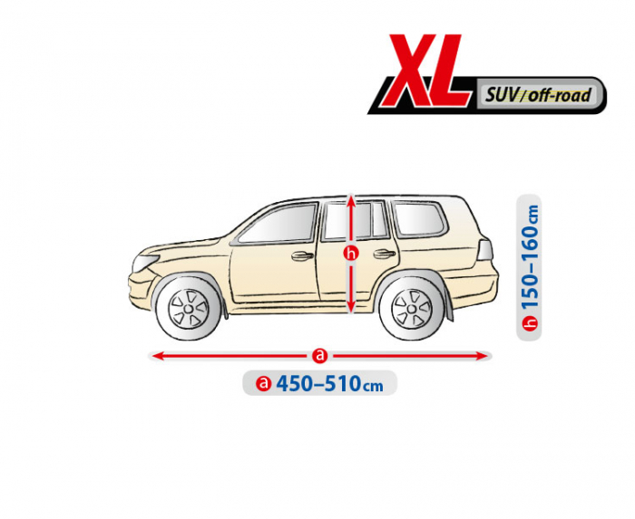 Prelata auto completa Optimal Garage - XL - SUV/Off-Road [5]