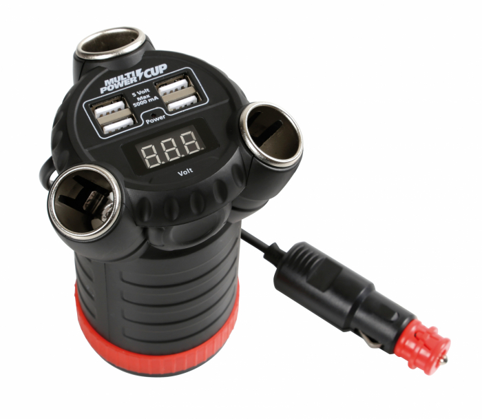 Priza tripla bricheta Multi Power Cup 3 in 1 12/24/36V [11]