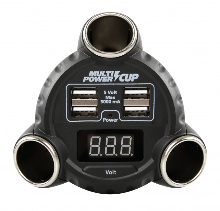Priza tripla bricheta Multi Power Cup 3 in 1 12/24/36V [3]