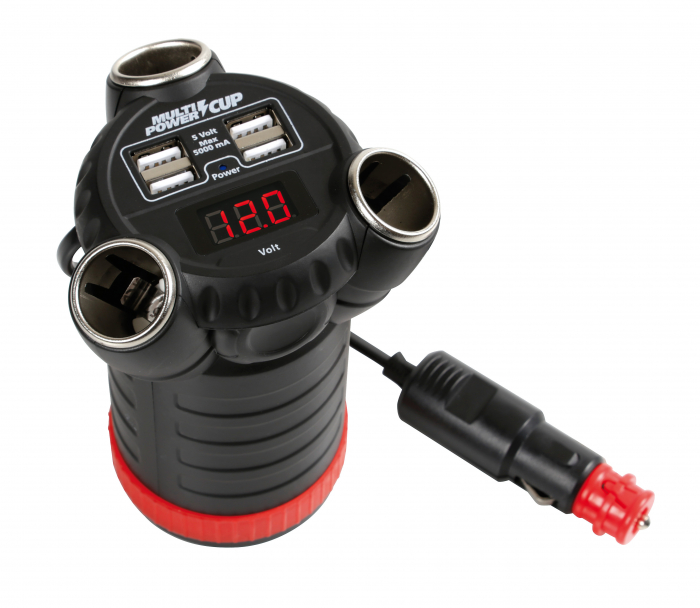 Priza tripla bricheta Multi Power Cup 3 in 1 12/24/36V [2]