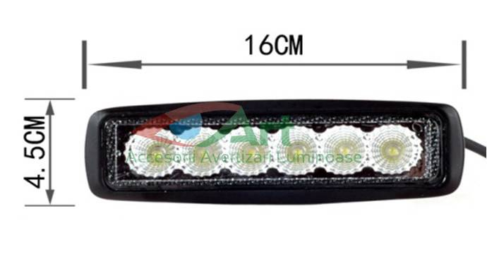 Proiector de lucru 18W SLIM Amio polonia [5]