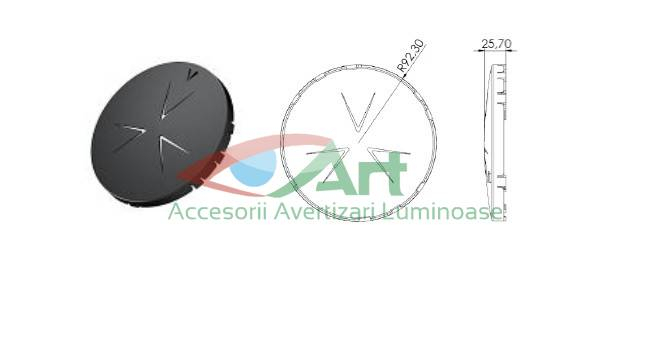Proiector faza lunga cu DRL LED sRWM 3500 lm [12]