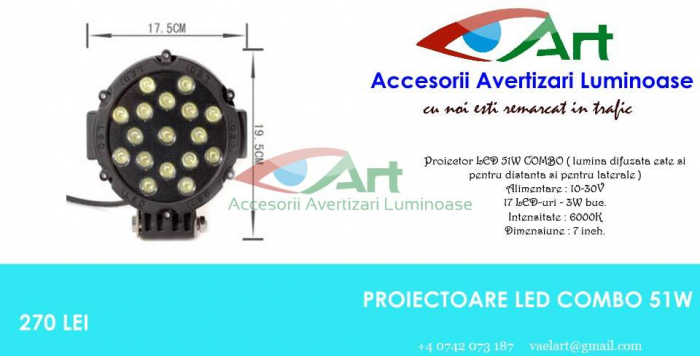 Proiector LED 51W [7]