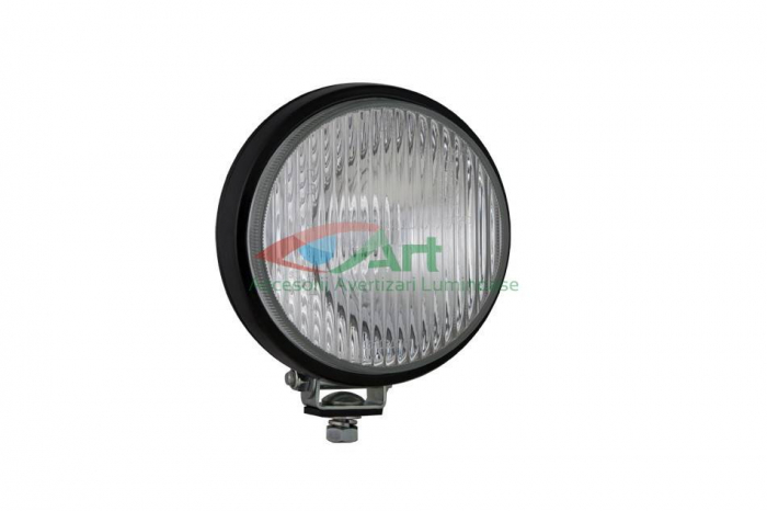 Proiector rotund din metal universal cu lentila striata [2]