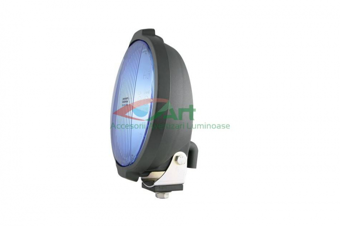 Proiector rotund TIR halogen faza lunga cu pozitie tip HO2 15160 albastru [13]
