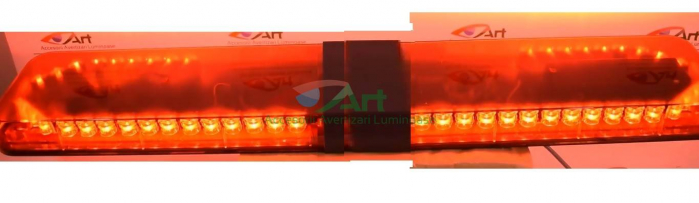 Rampa avertizare LED OPTIMA60 3LM 16ML rosie 170 cm KiT sirena difuzor [4]