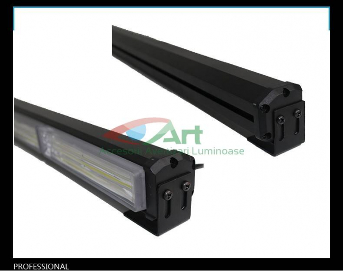 Rampa dirijare LED COB galben 12V Federal Signal 44cm [6]